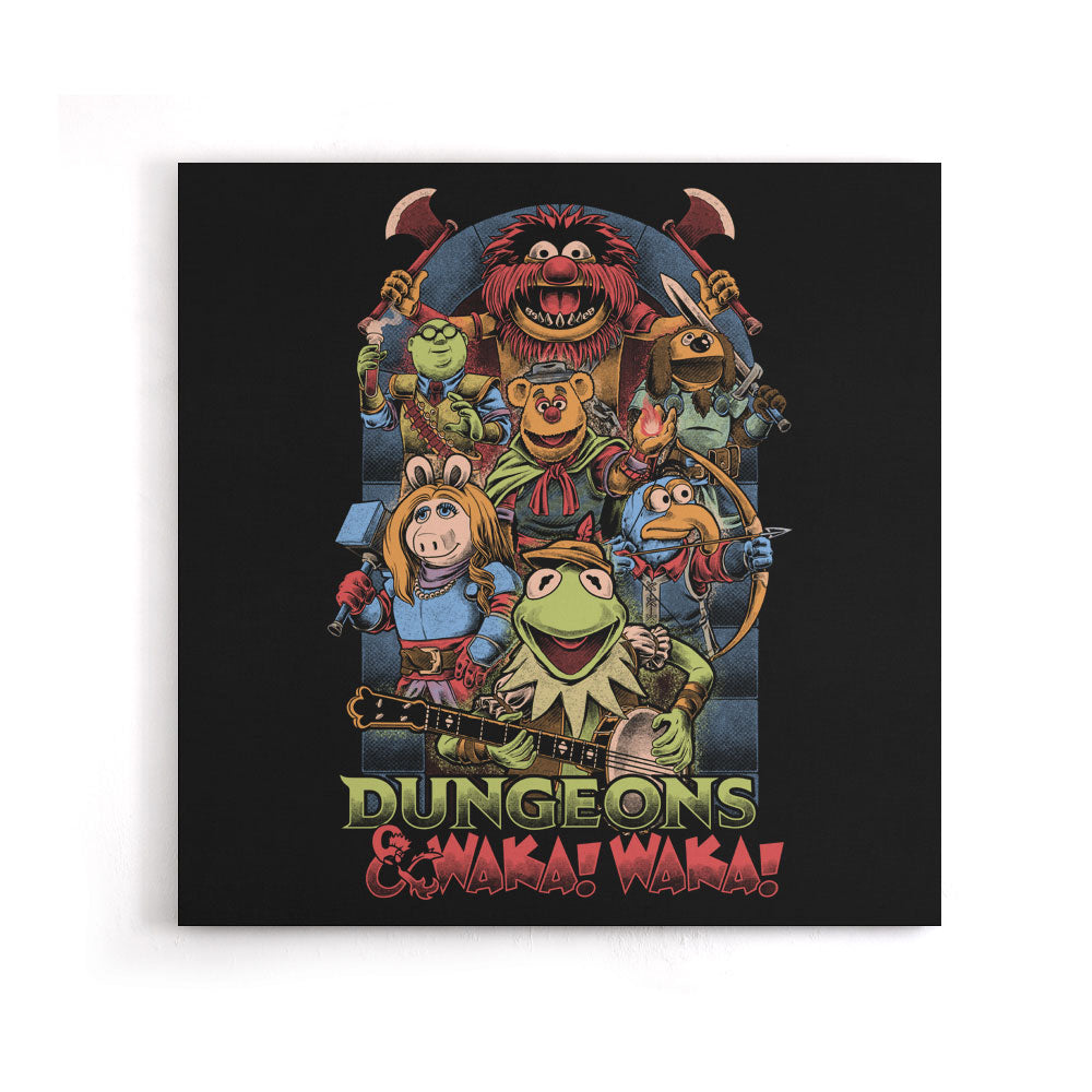 Dungeons and Waka - Canvas Print
