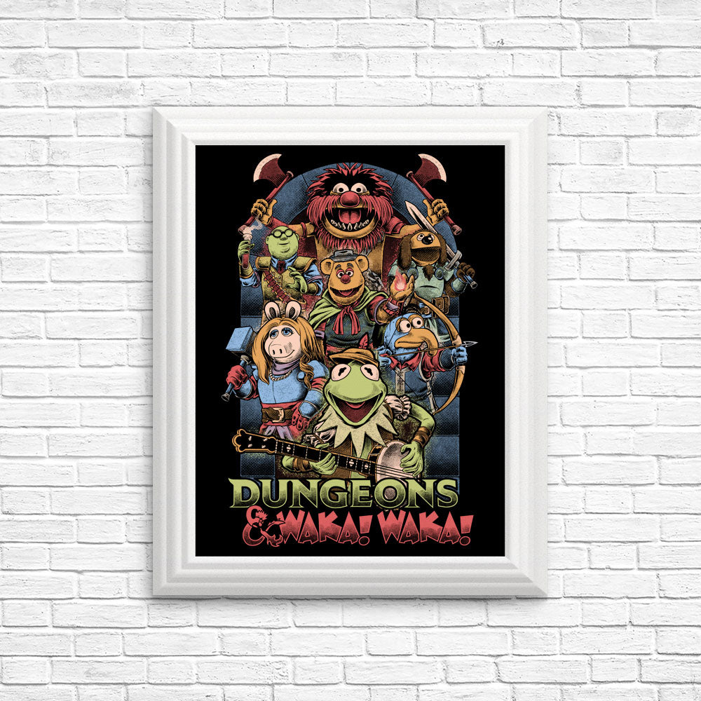 Dungeons and Waka - Posters & Prints