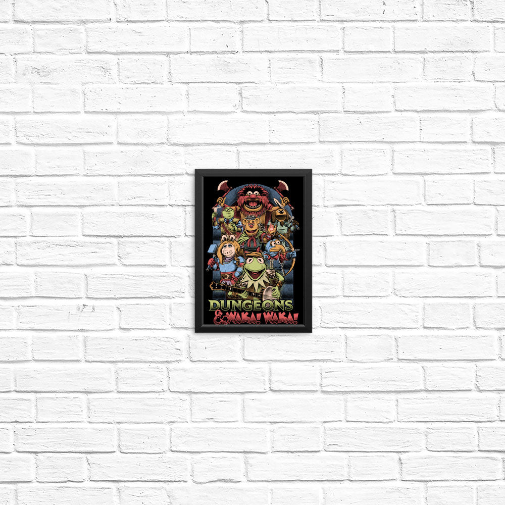 Dungeons and Waka - Posters & Prints