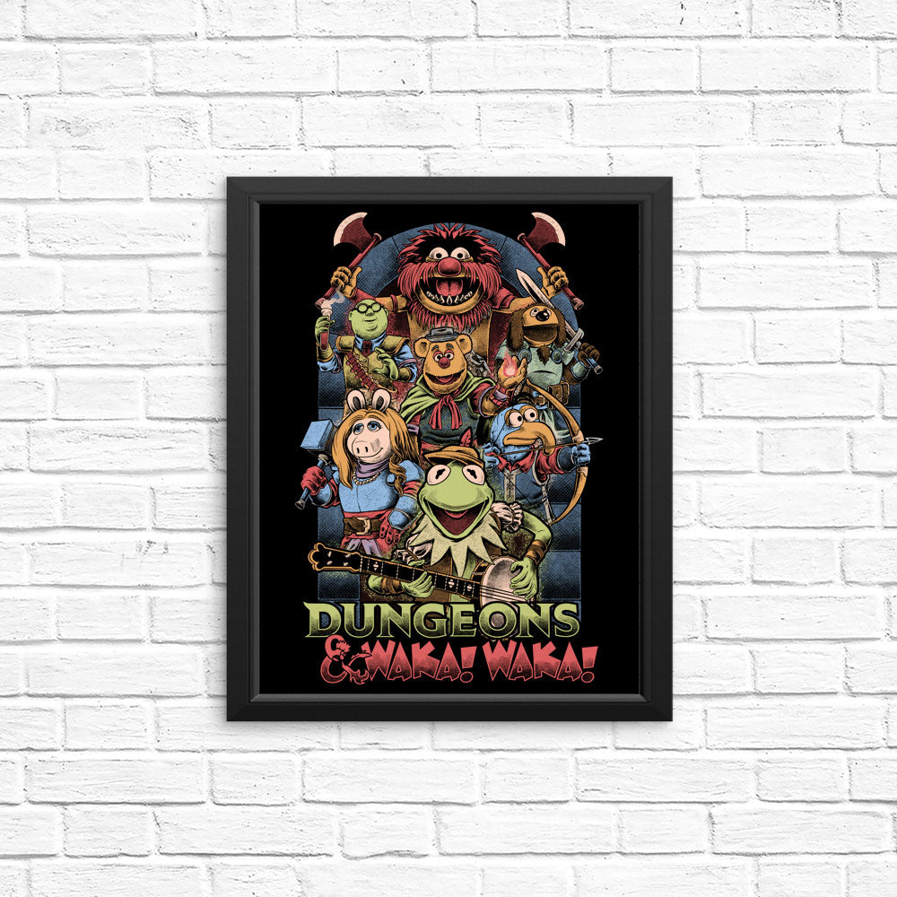 Dungeons and Waka - Posters & Prints