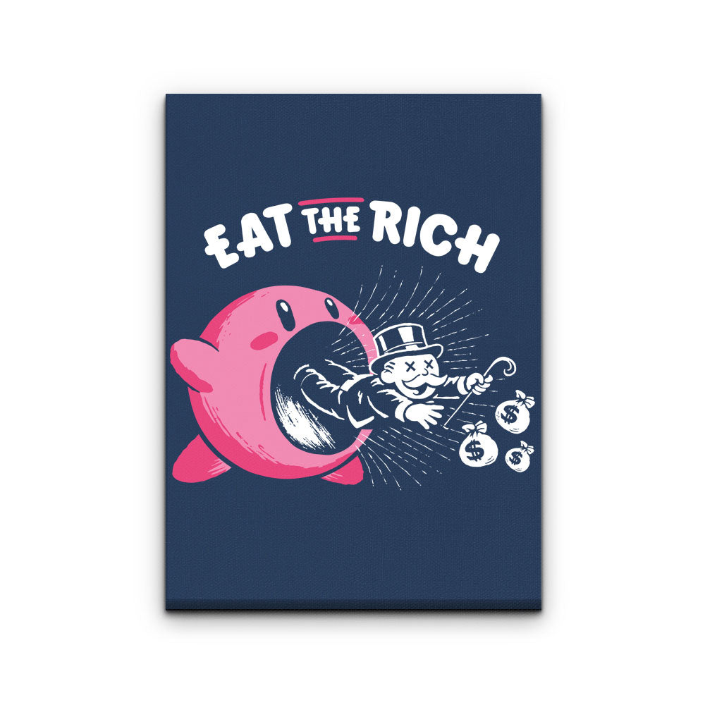 Eat the Rich - Canvas Print