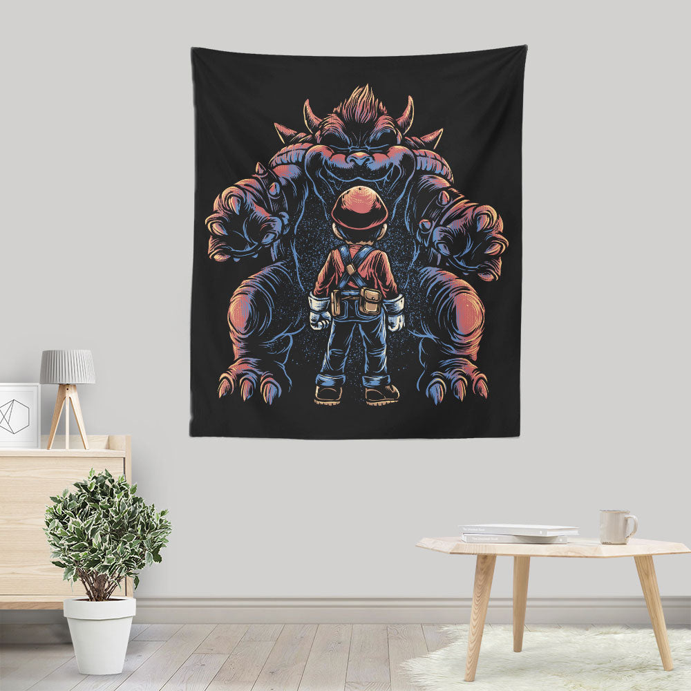Encounter in the Castle - Wall Tapestry