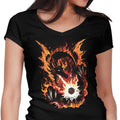 Fiery Red Dragon - Women's V-Neck product image 1