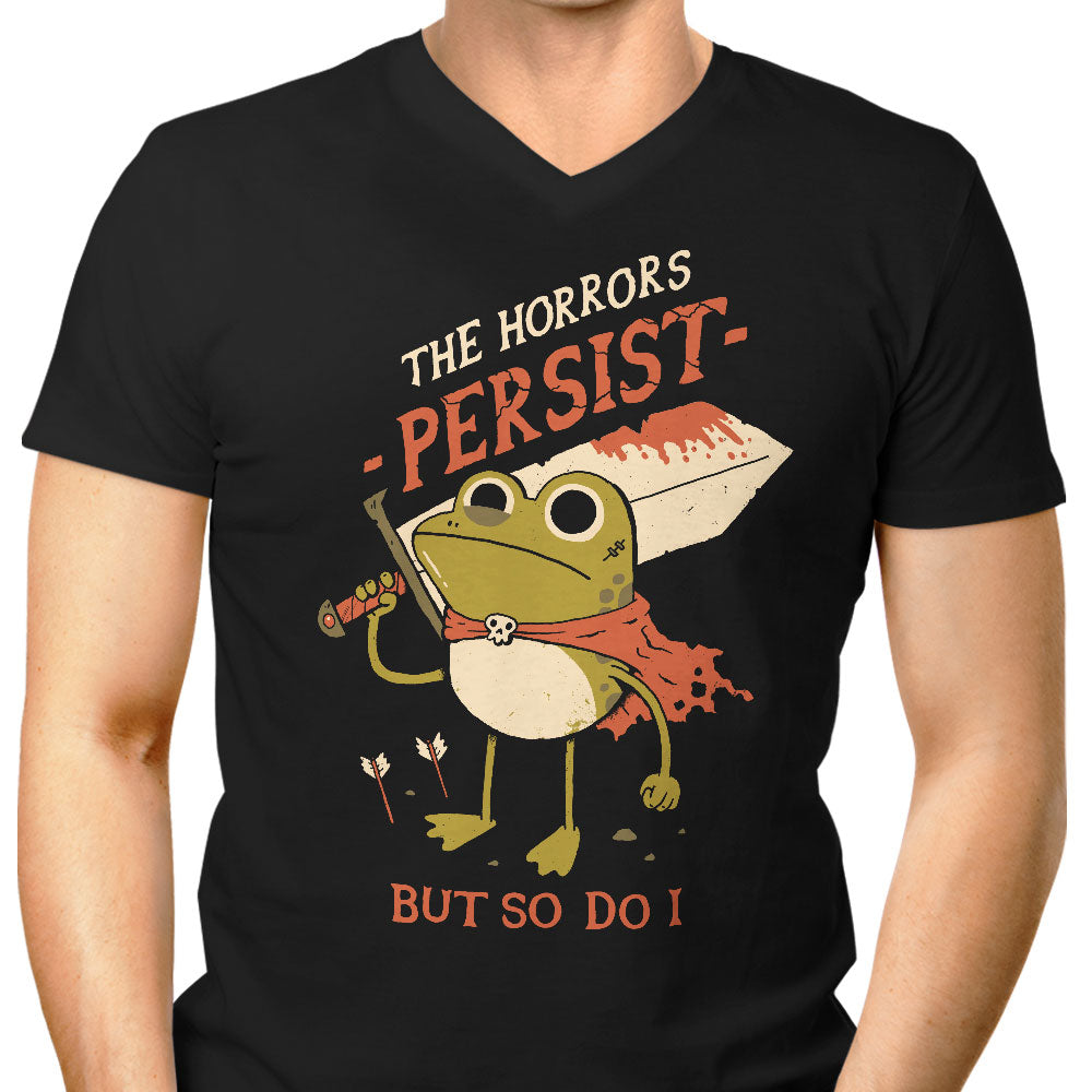 Frogs Persist - Men's V-Neck product image 1