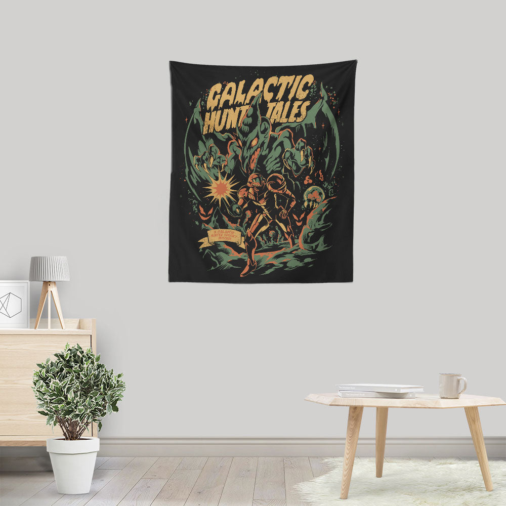 Galactic Hunt Tales - Wall Tapestry