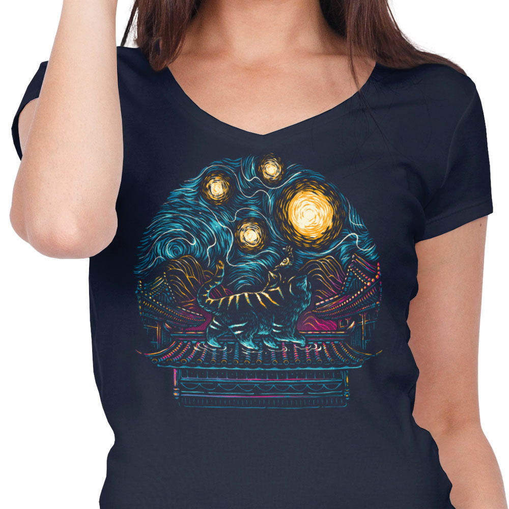 Glow of the Honmoon - Women's V-Neck product image 5