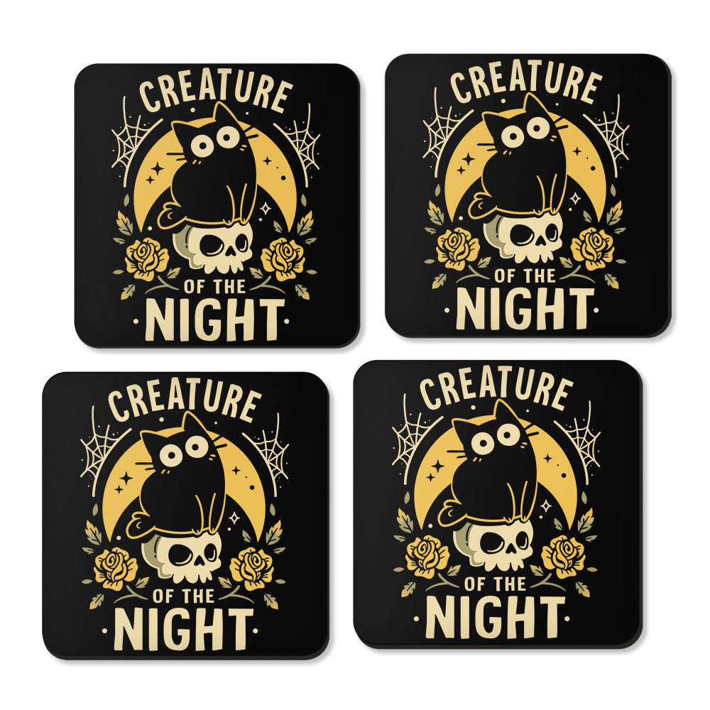 Gothic Night Cat - Coasters product image 3