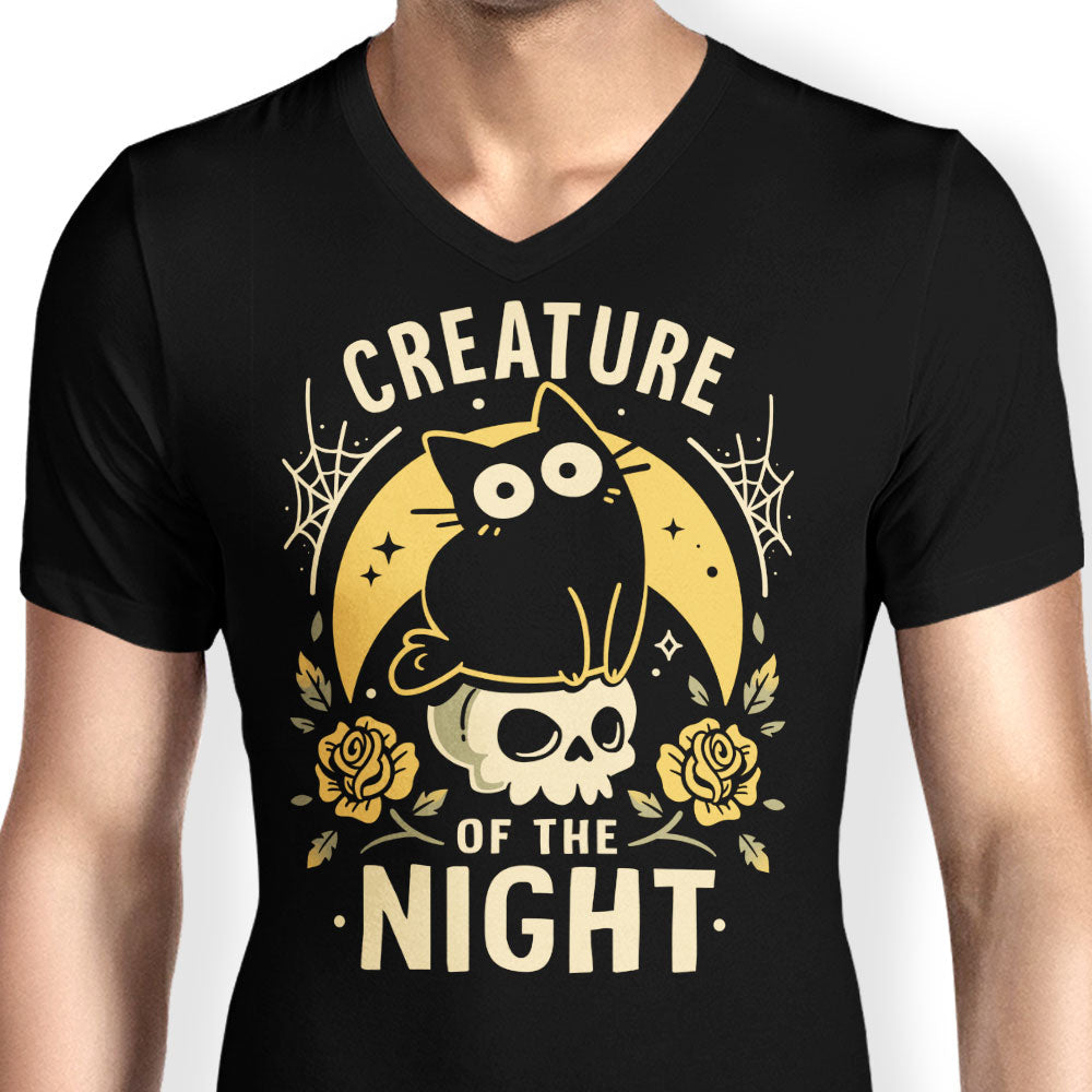 Gothic Night Cat - Men's V-Neck product image 4