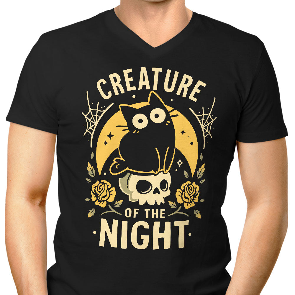Gothic Night Cat - Men's V-Neck product image 1