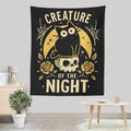 Gothic Night Cat - Wall Tapestry