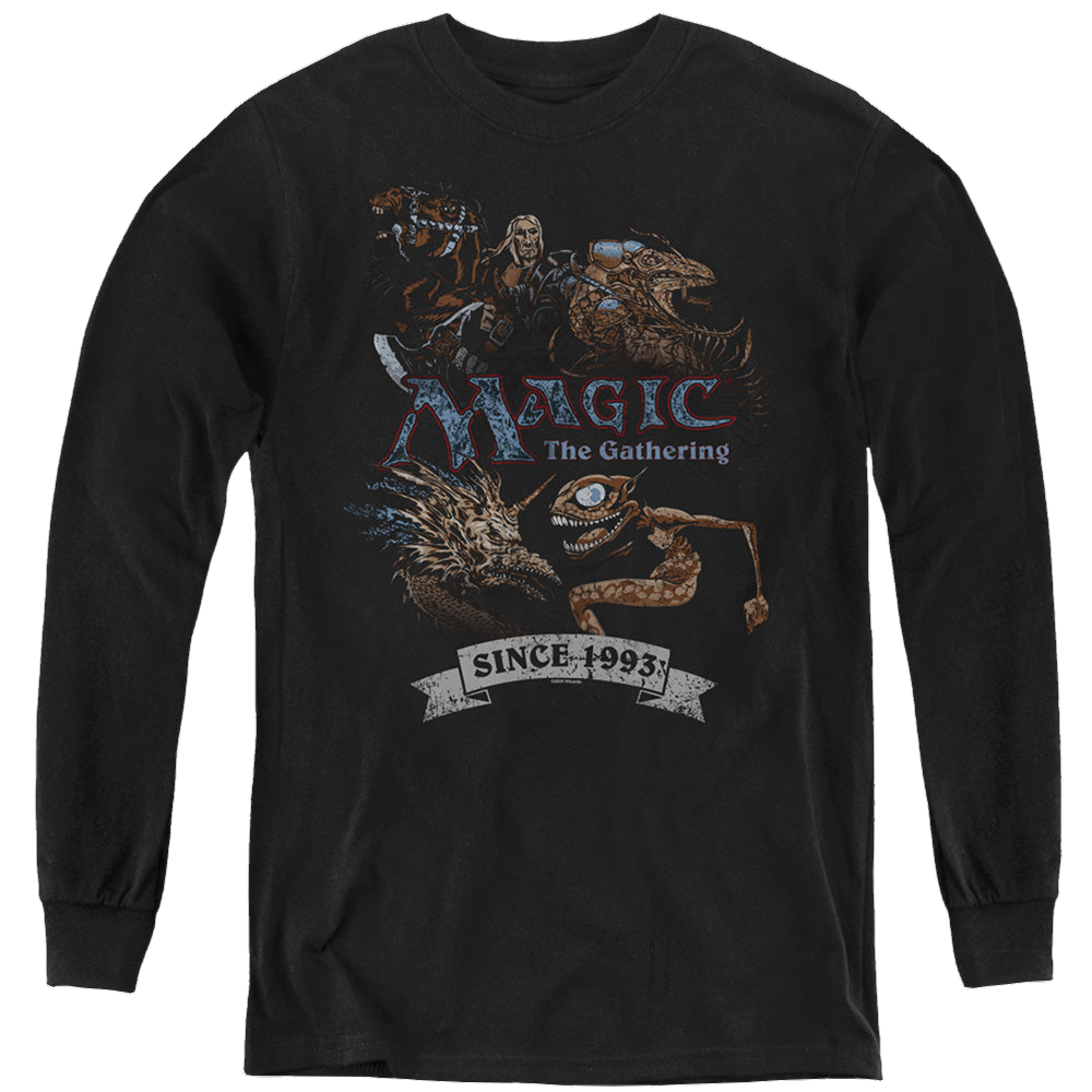 Magic the Gathering Four Pack Retro - Youth Long Sleeve product image 1