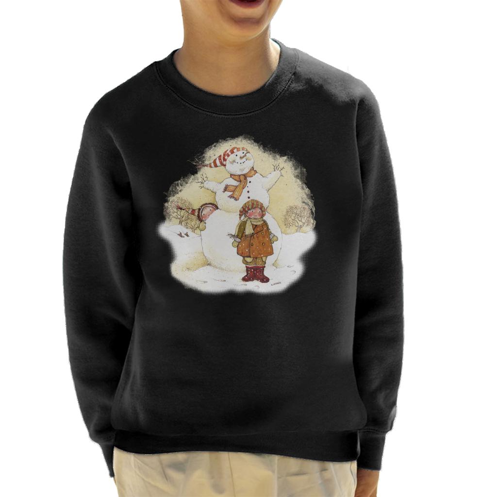 Holly Hobbie Christmas Snowman Kid's Sweatshirt product image 1
