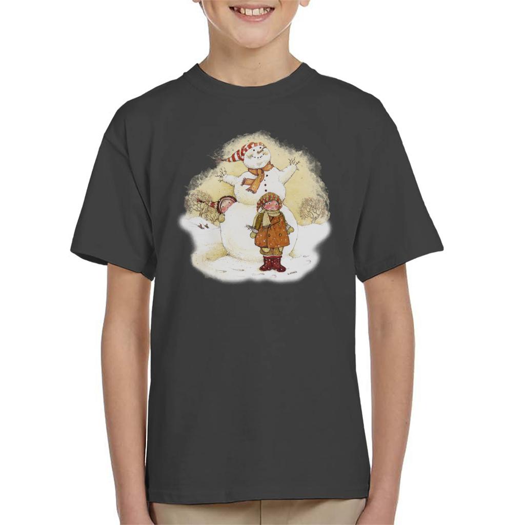 Holly Hobbie Christmas Snowman Kid's T-Shirt product image 4