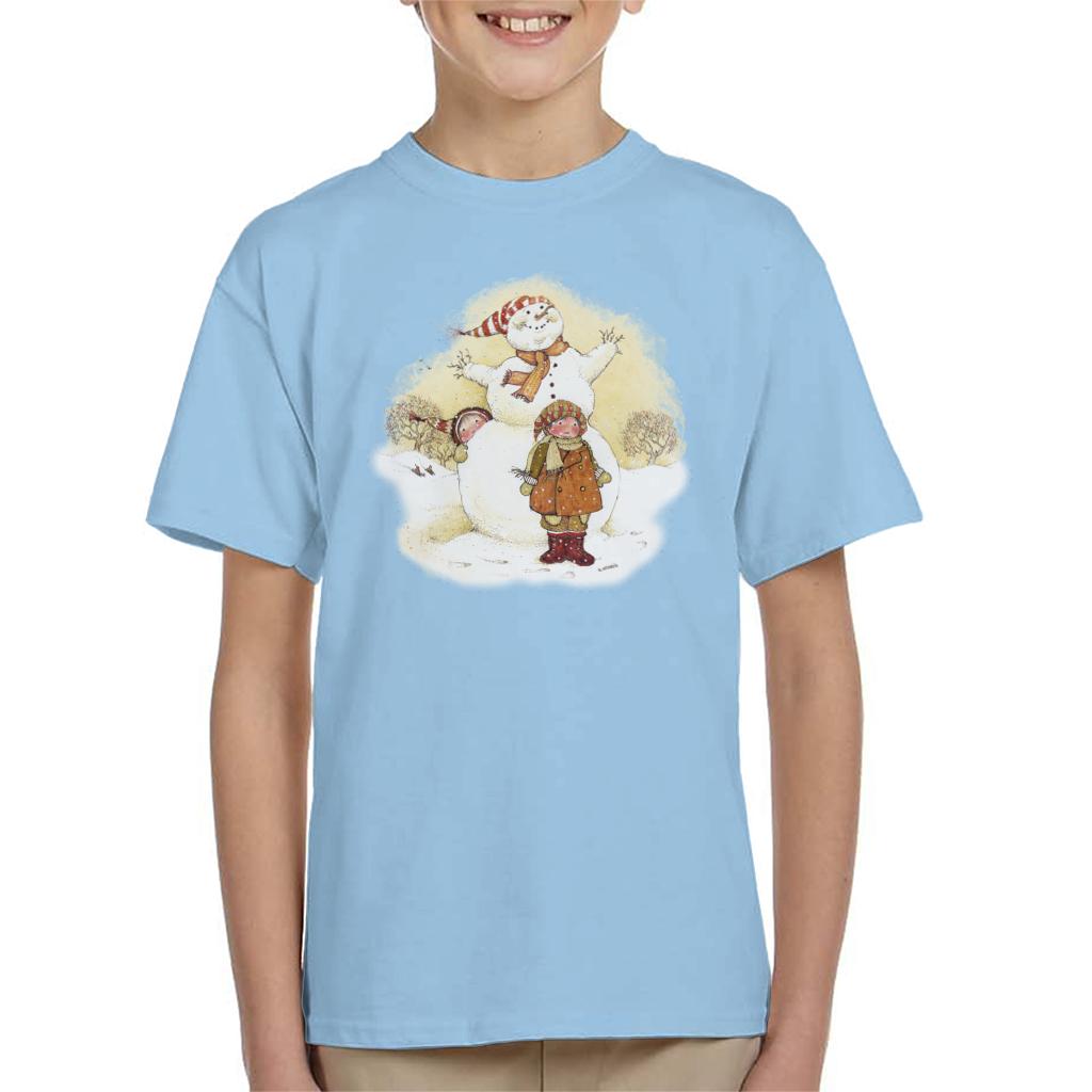 Holly Hobbie Christmas Snowman Kid's T-Shirt product image 8