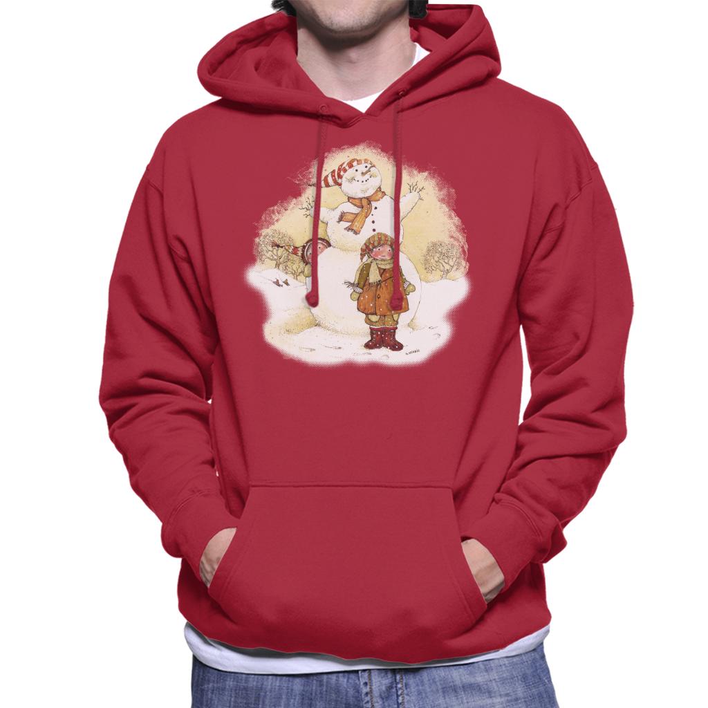 Holly Hobbie Christmas Snowman Men's Hooded Sweatshirt product image 8
