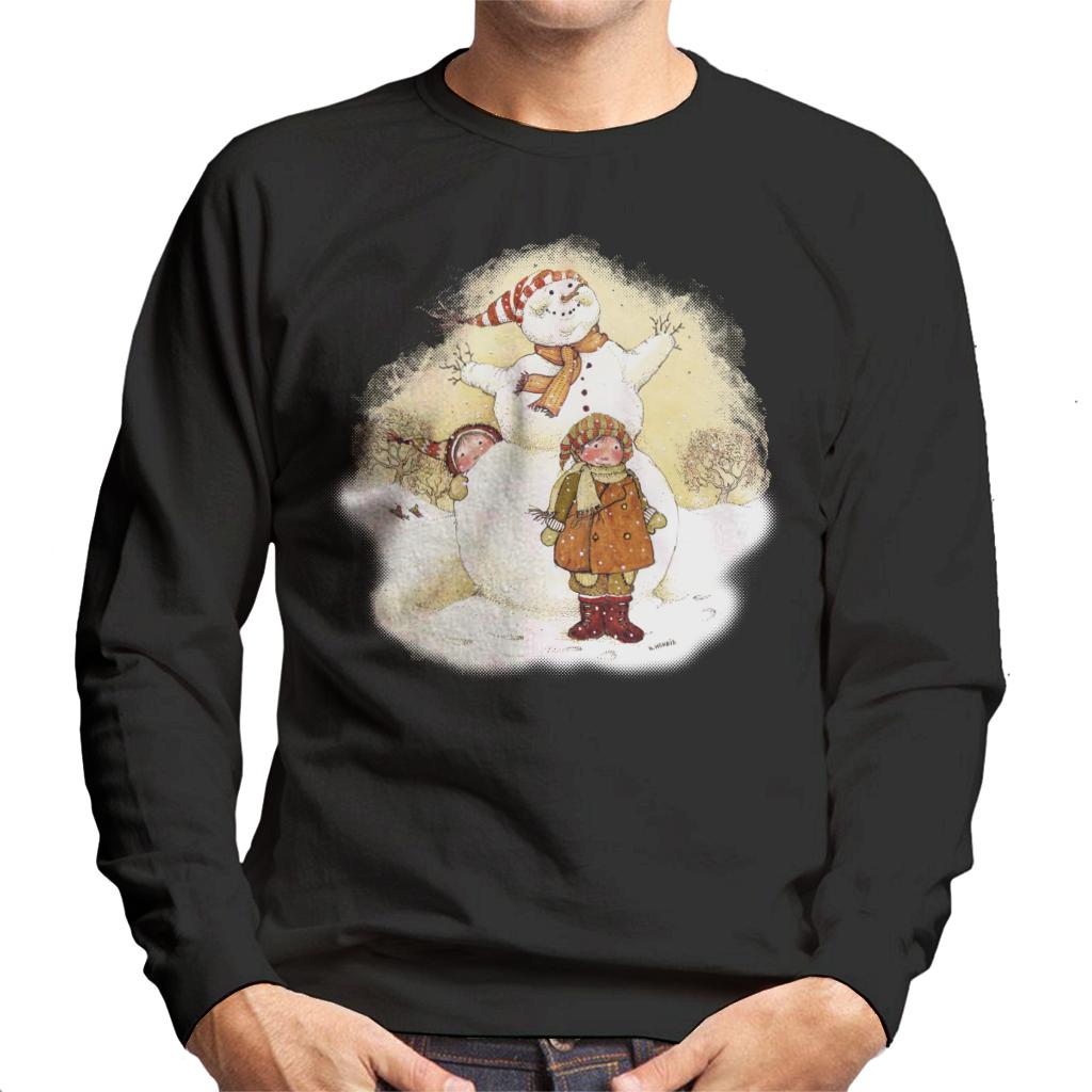 Holly Hobbie Christmas Snowman Men's Sweatshirt product image 1