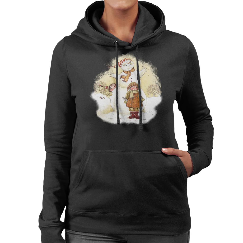 Holly Hobbie Christmas Snowman Women's Hooded Sweatshirt product image 1