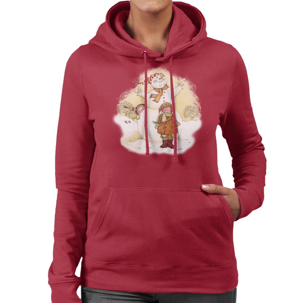 Holly Hobbie Christmas Snowman Women's Hooded Sweatshirt product image 10