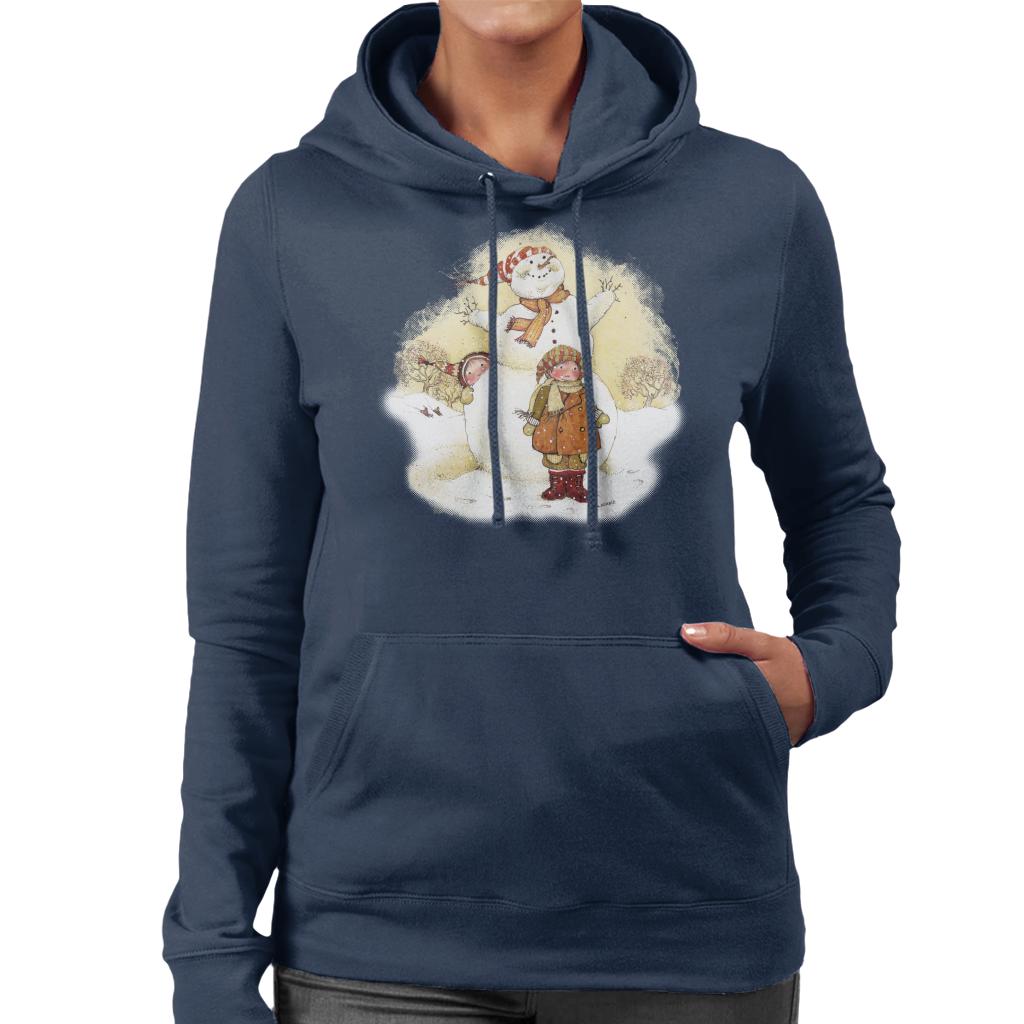 Holly Hobbie Christmas Snowman Women's Hooded Sweatshirt product image 6