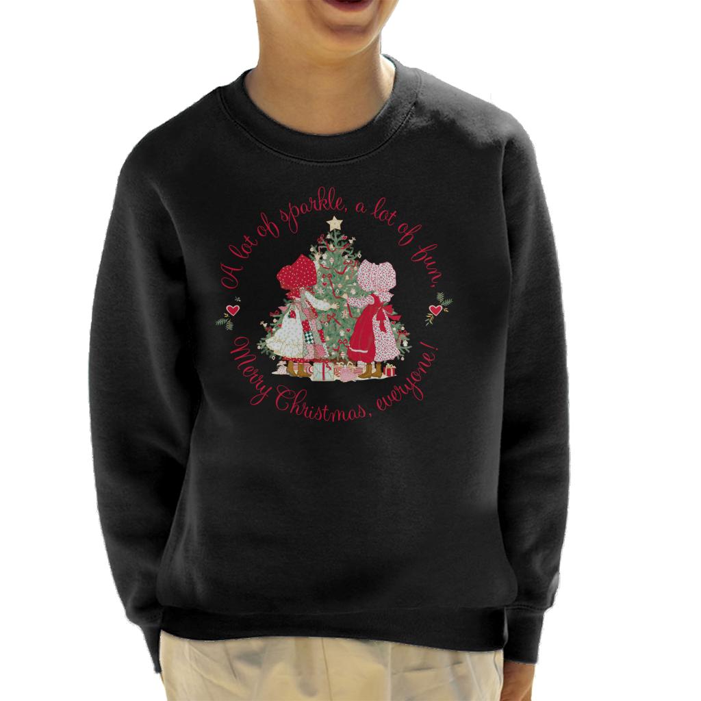Holly Hobbie Christmas Sparkle And Fun Kid's Sweatshirt product image 1