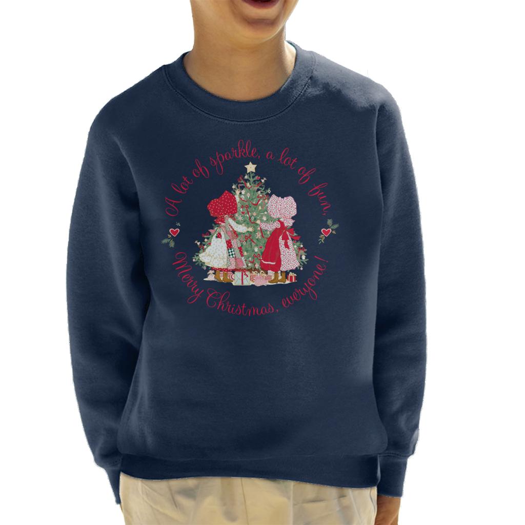 Holly Hobbie Christmas Sparkle And Fun Kid's Sweatshirt product image 4