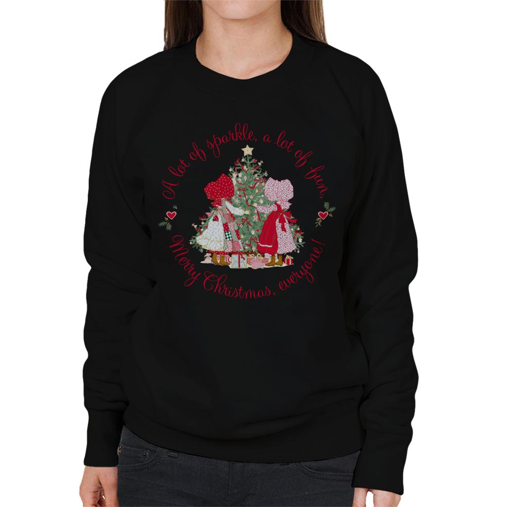 Holly Hobbie Christmas Sparkle And Fun Women's Sweatshirt product image 1