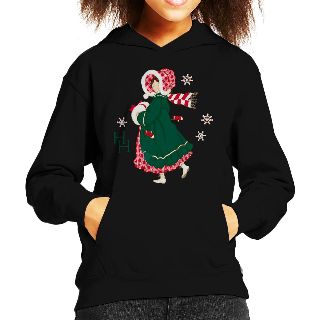 Holly Hobbie Christmas Dress Kid's Hooded Sweatshirt product image 1
