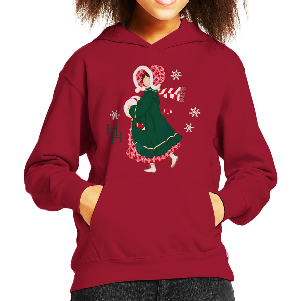 Holly Hobbie Christmas Dress Kid's Hooded Sweatshirt product image 8
