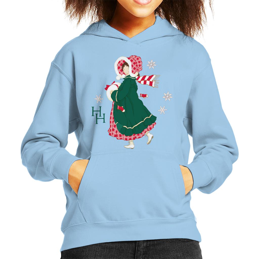 Holly Hobbie Christmas Dress Kid's Hooded Sweatshirt product image 6