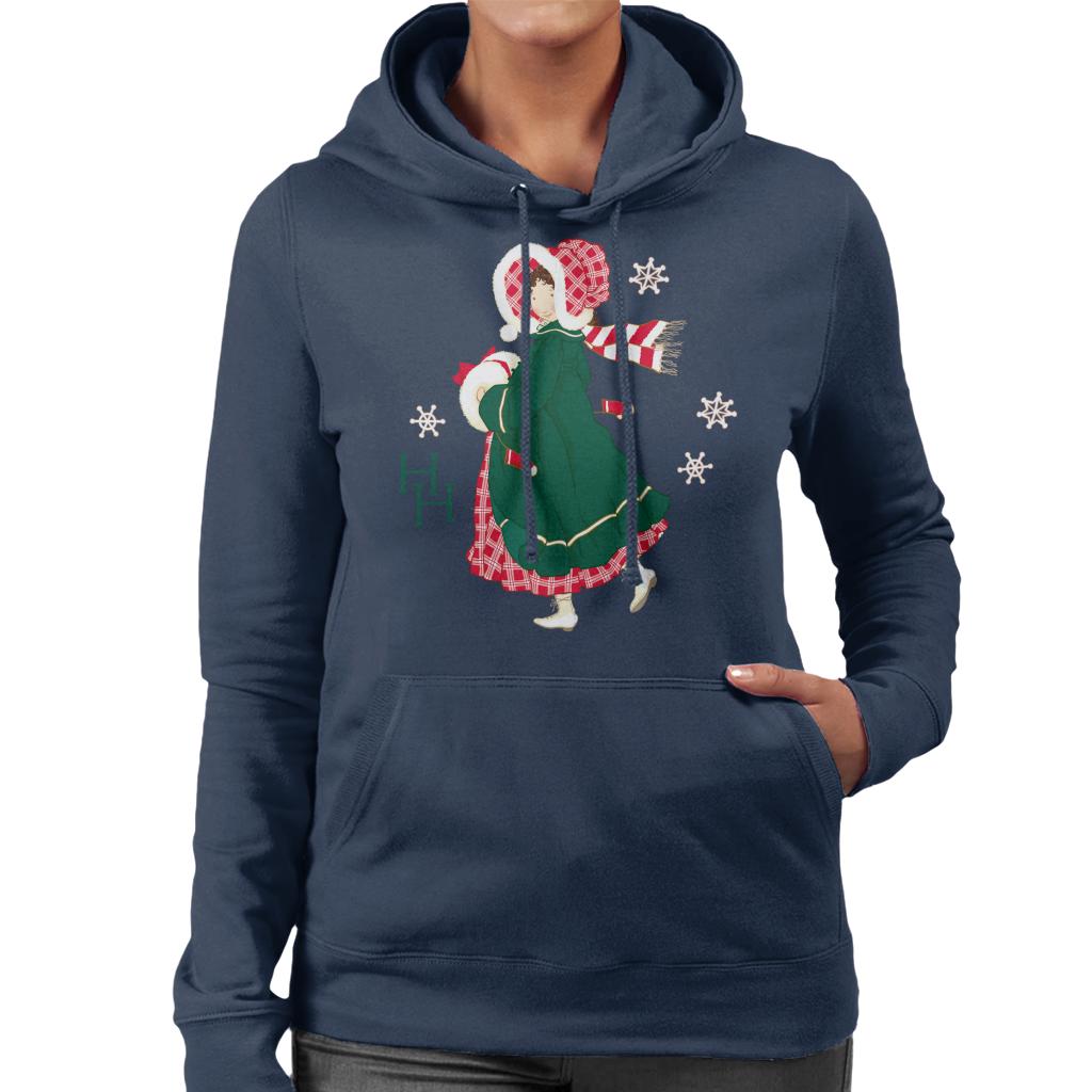 Holly Hobbie Christmas Dress Women's Hooded Sweatshirt product image 4