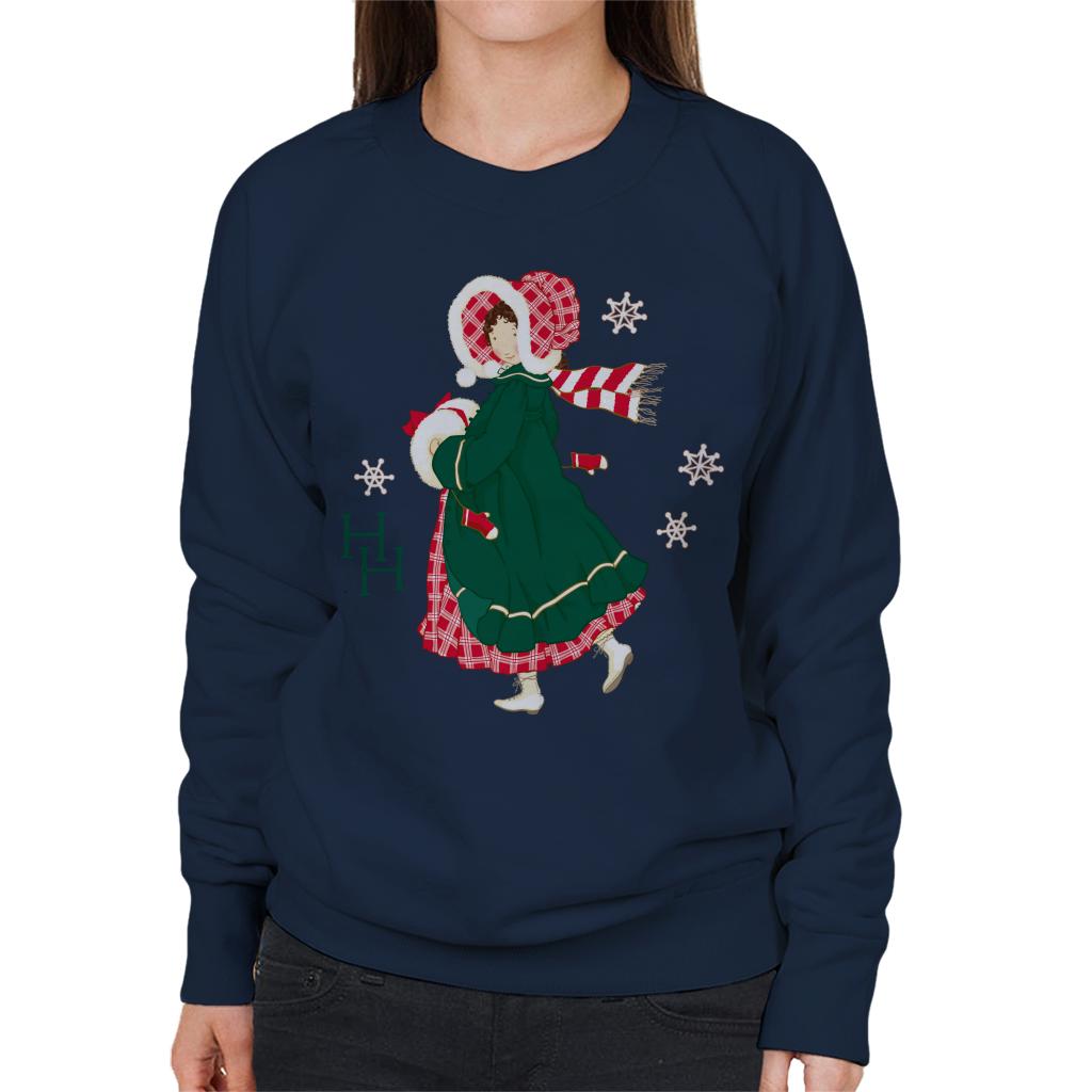 Holly Hobbie Christmas Dress Women's Sweatshirt product image 4