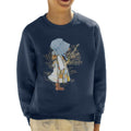 Holly Hobbie Classic Hat And Flowers Kid's Sweatshirt