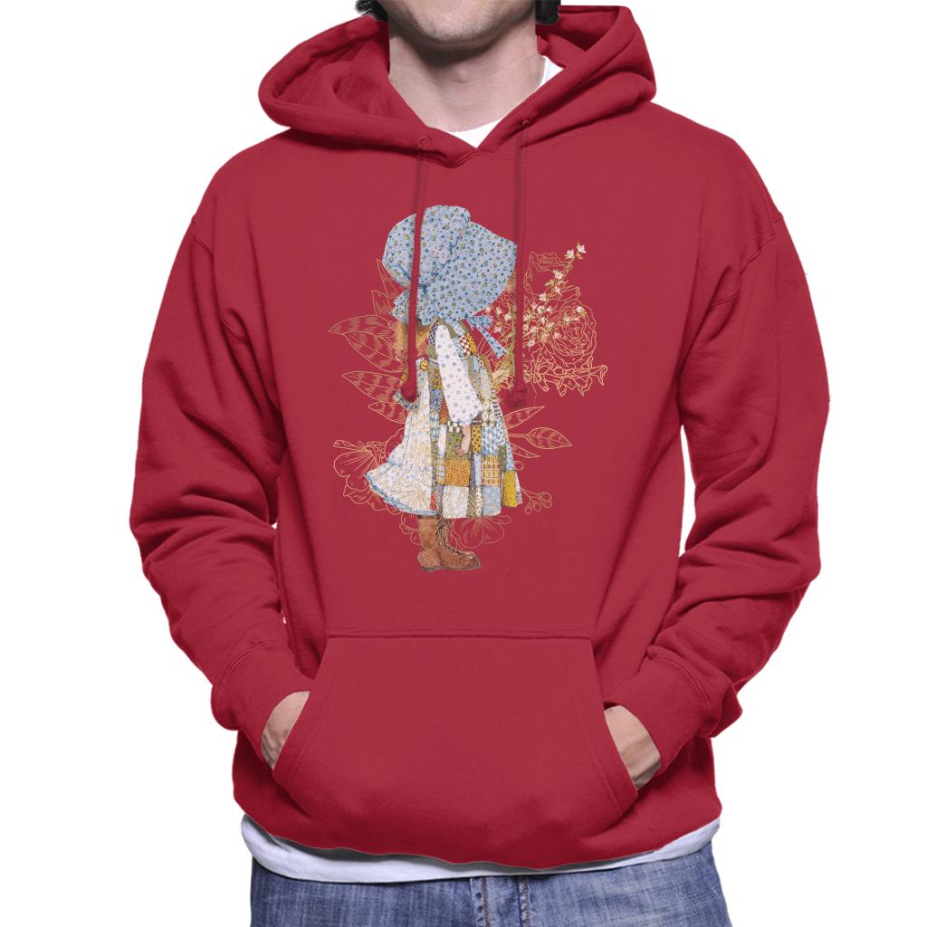 Holly Hobbie Classic Hat And Flowers Men's Hooded Sweatshirt