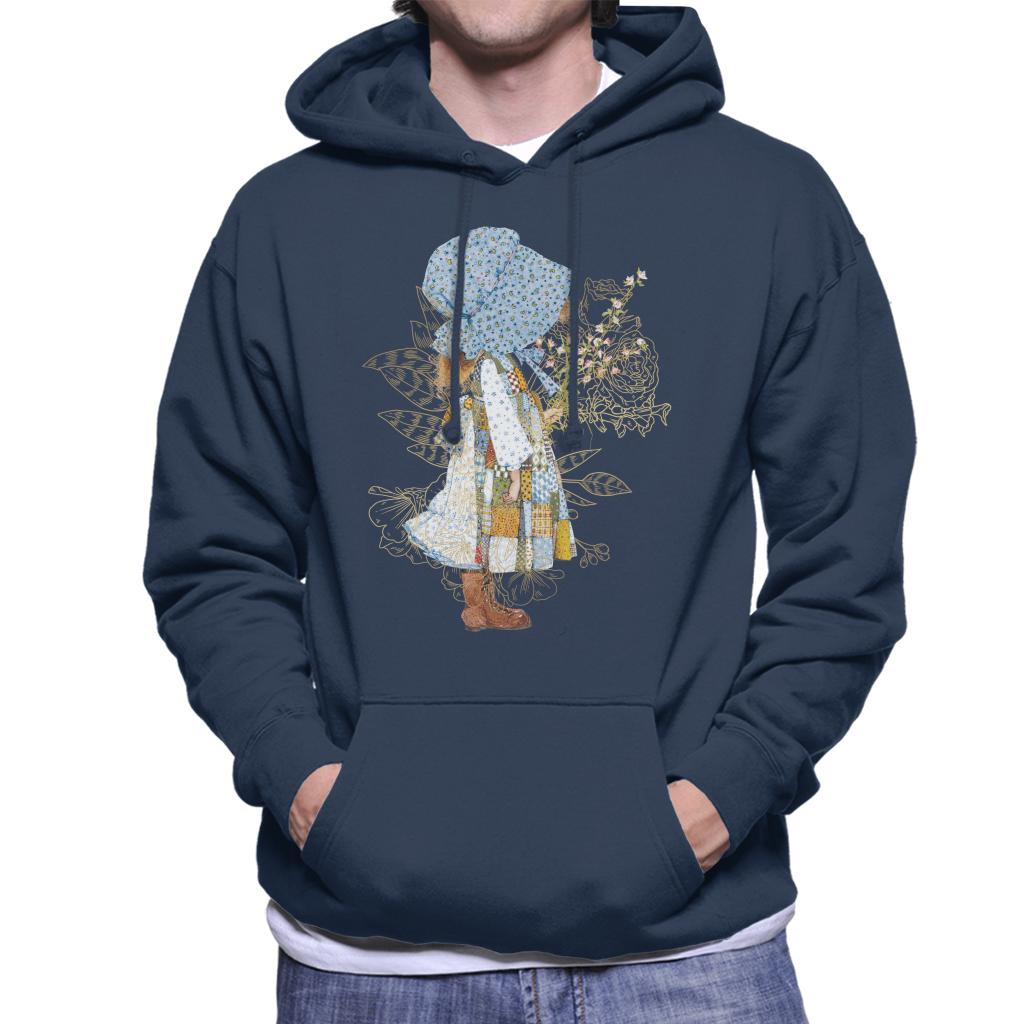 Holly Hobbie Classic Hat And Flowers Men's Hooded Sweatshirt