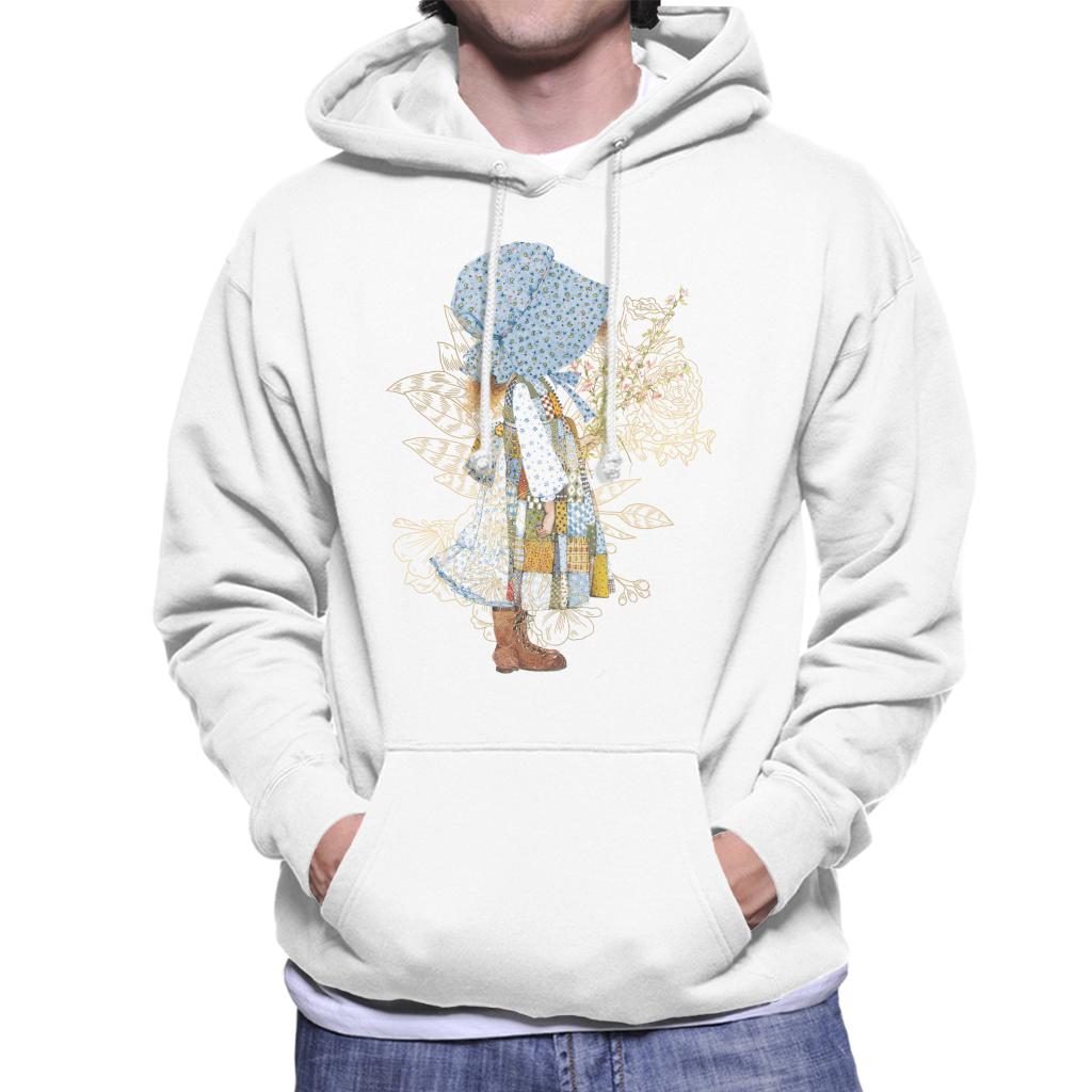 Holly Hobbie Classic Hat And Flowers Men's Hooded Sweatshirt