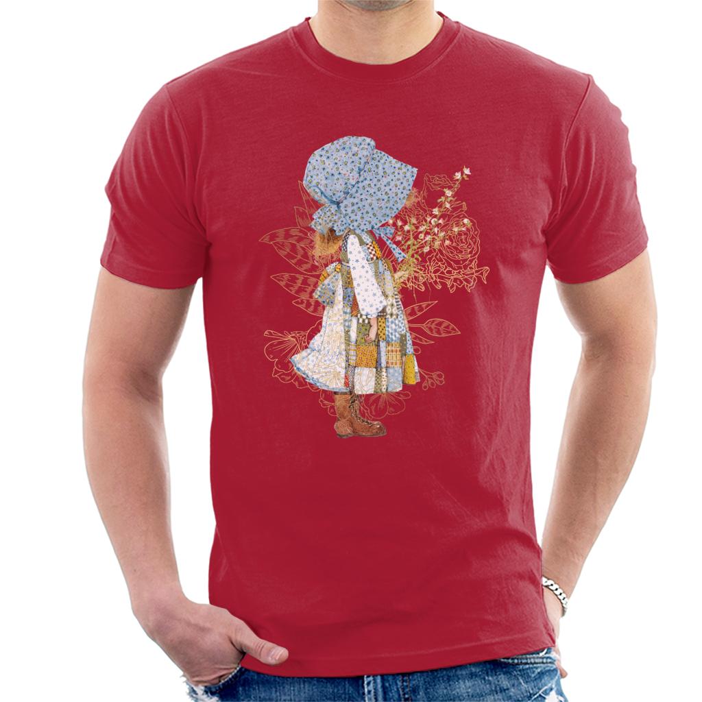 Holly Hobbie Classic Hat And Flowers Men's T-Shirt