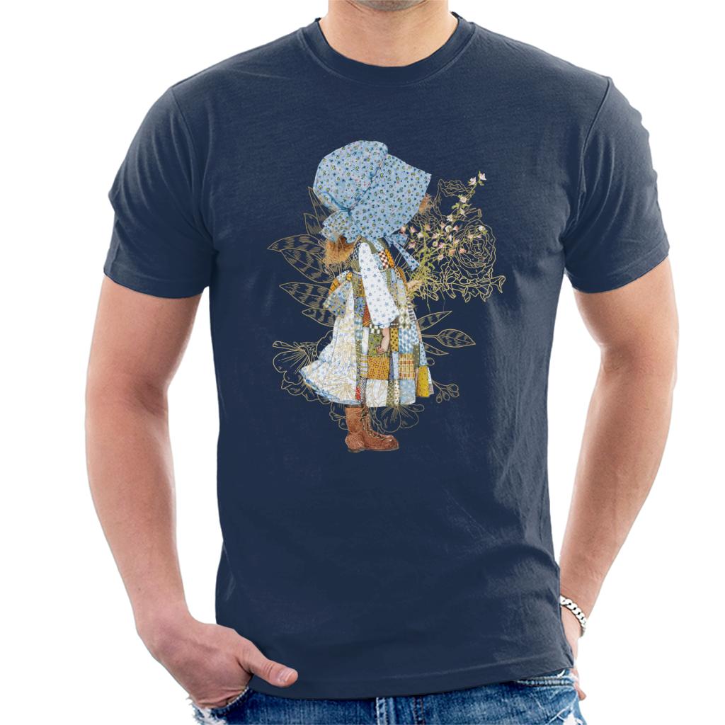 Holly Hobbie Classic Hat And Flowers Men's T-Shirt