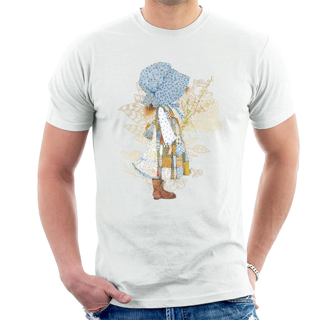 Holly Hobbie Classic Hat And Flowers Men's T-Shirt