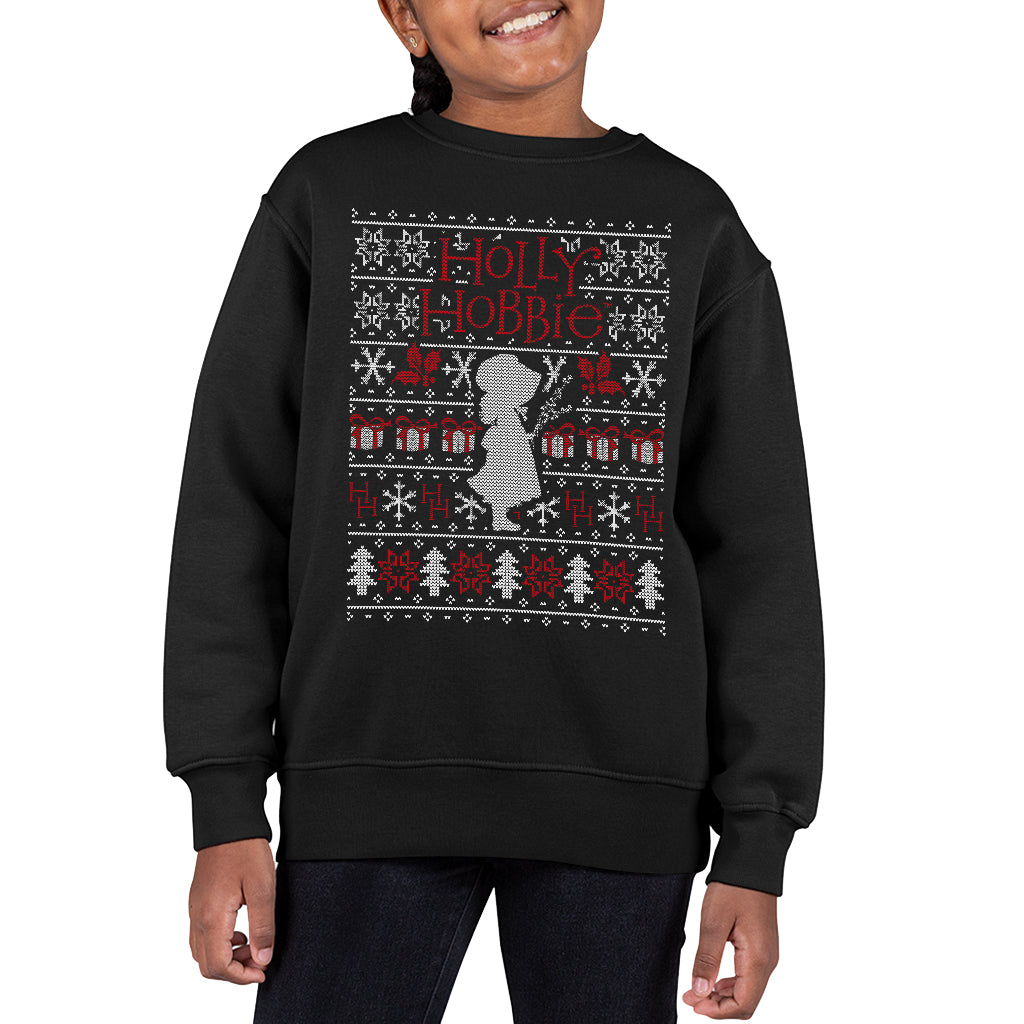 Holly Hobbie Heritage Christmas Silhouette Kid's Sweatshirt product image 1
