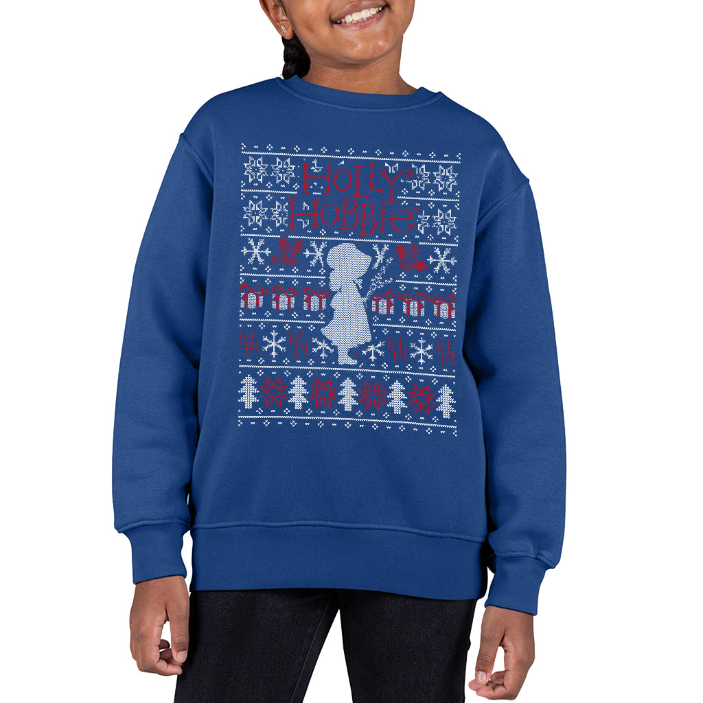 Holly Hobbie Heritage Christmas Silhouette Kid's Sweatshirt product image 4