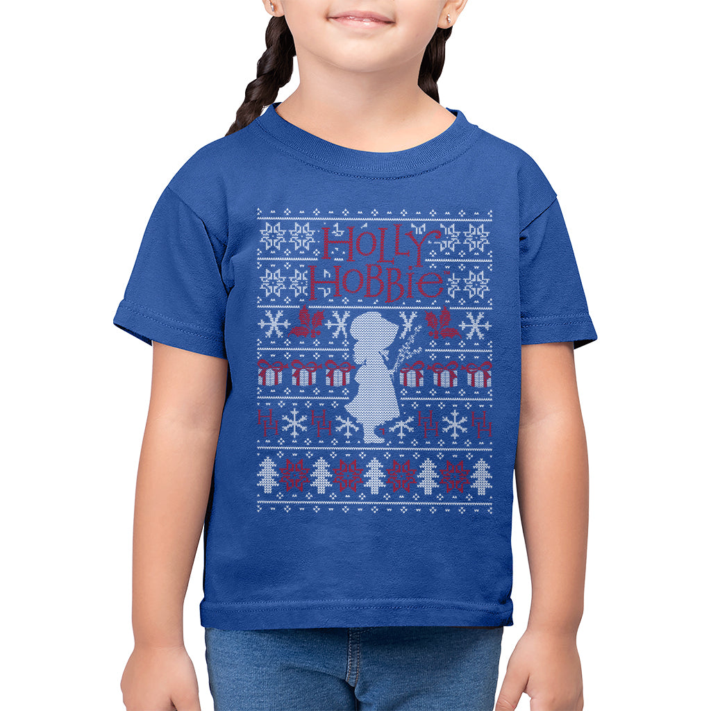 Holly Hobbie Heritage Christmas Silhouette Kid's T-Shirt product image 4