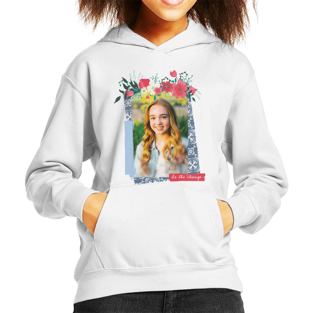 Holly Hobbie Be The Change Floral Border Kid's Hooded product image 4
