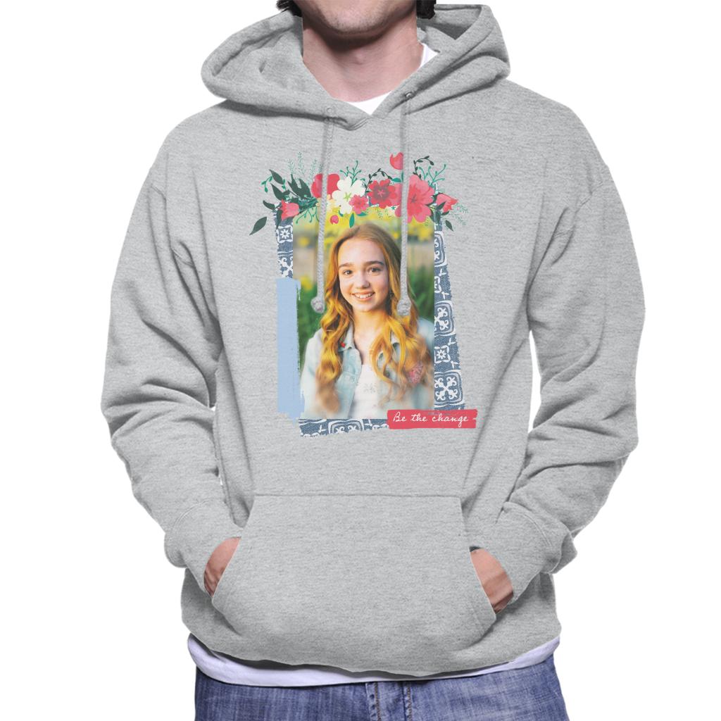 Holly Hobbie Be The Change Floral Border Men's Hooded product image 1
