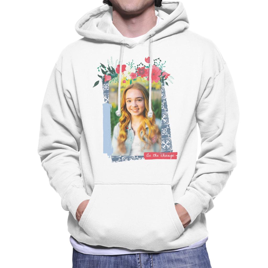 Holly Hobbie Be The Change Floral Border Men's Hooded product image 4