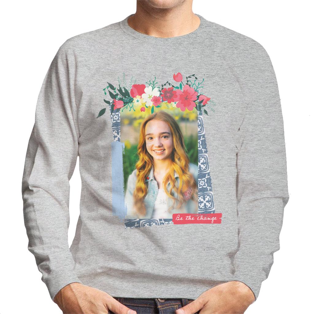 Holly Hobbie Be The Change Floral Border Men's Sweatshirt product image 1