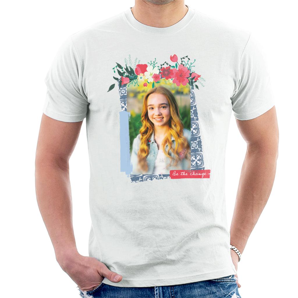 Holly Hobbie Be The Change Floral Border Men's T-Shirt product image 4