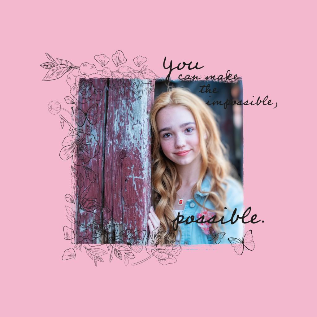 Holly Hobbie You Can Make The Impossible Possible Dark Text product image 5
