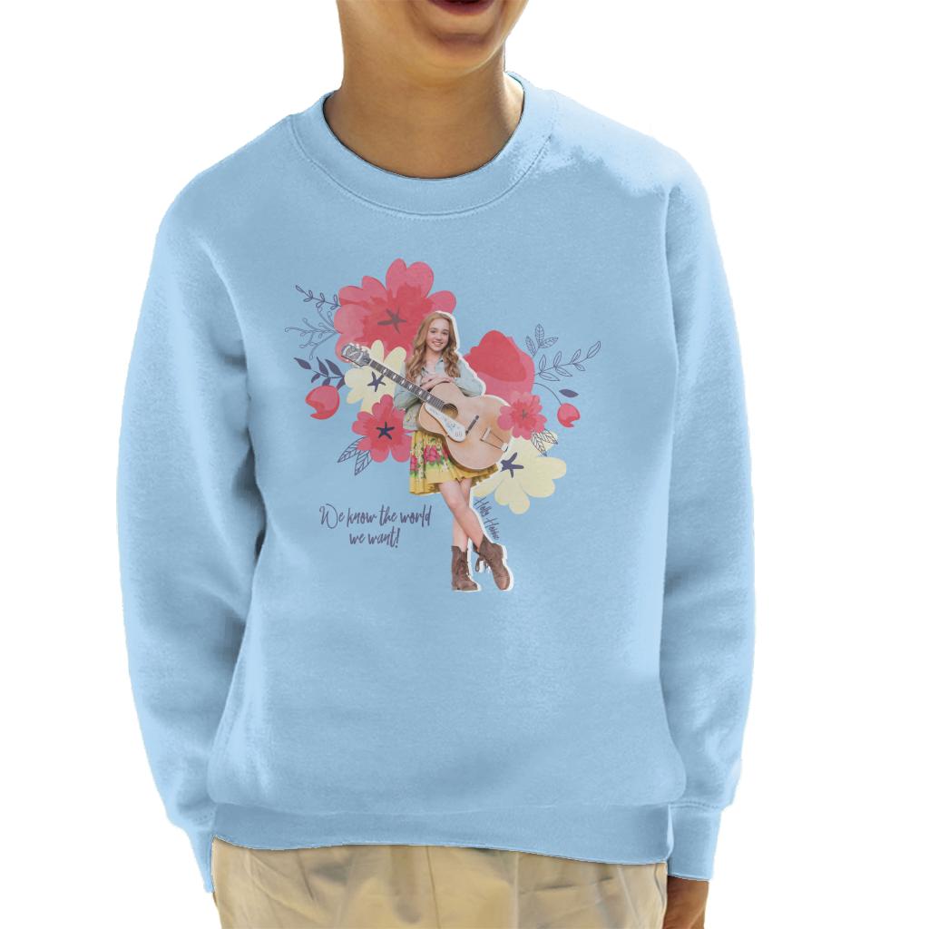 Holly Hobbie We Know The World We Want Kid's Sweatshirt product image 4