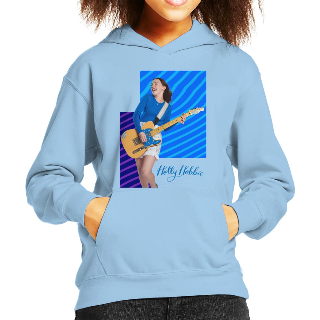Holly Hobbie Playing Guitar Kid's Hooded Sweatshirt product image 4