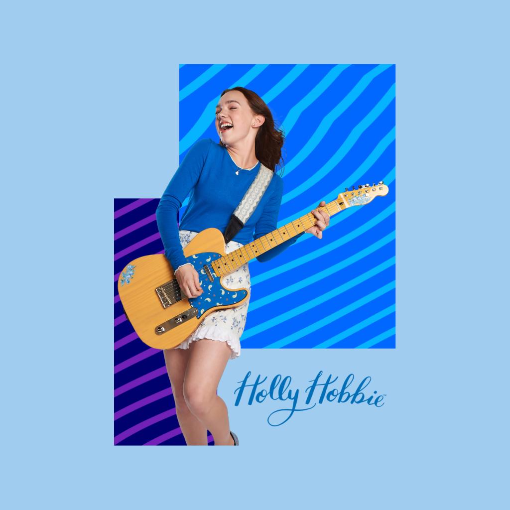 Holly Hobbie Playing Guitar Kid's Sweatshirt product image 5